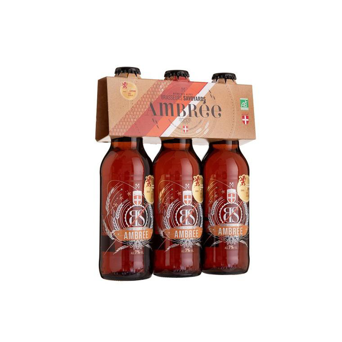 Bière Ambré BIO - Gamme BS des Brasseurs Savoyards